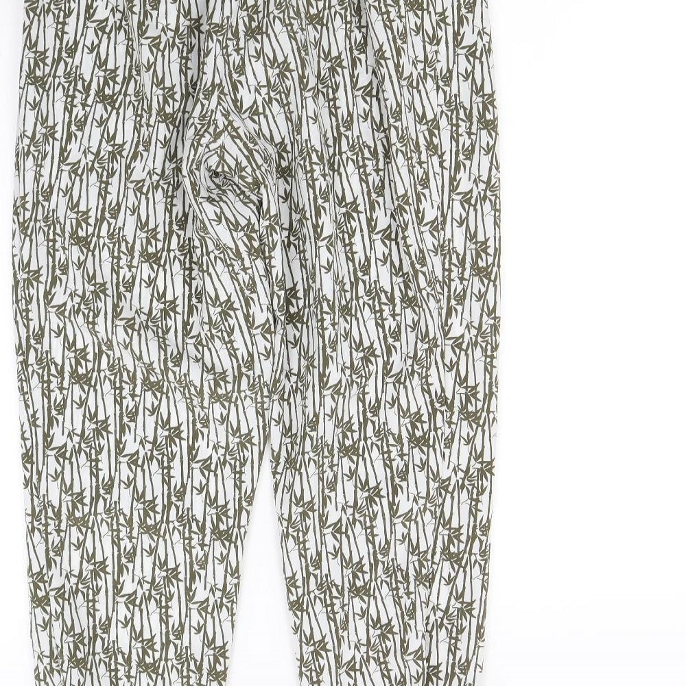 Womens UK Size 10 Topshop Regular Fit  Green Trousers