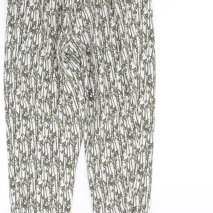 Womens UK Size 10 Topshop Regular Fit  Green Trousers