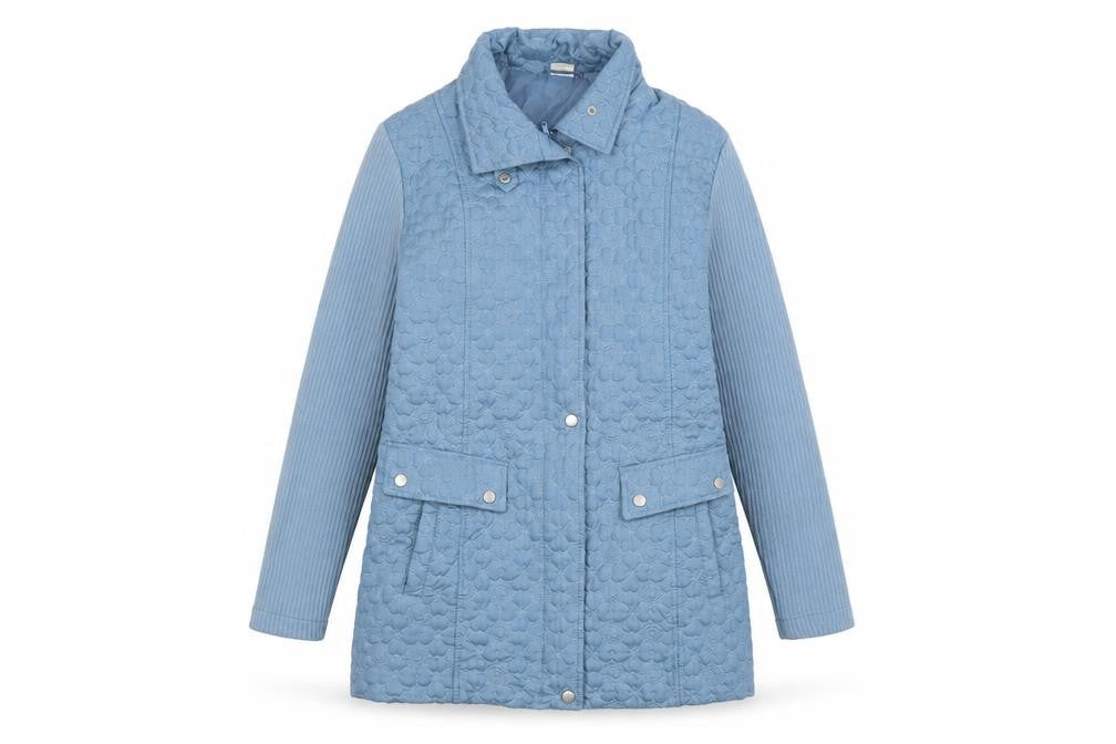Womens UK Size 14 Gabriella Vicenza Blue Rain Coat