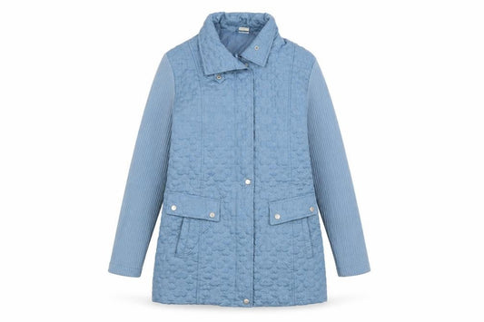 Womens UK Size 14 Gabriella Vicenza Blue Rain Coat