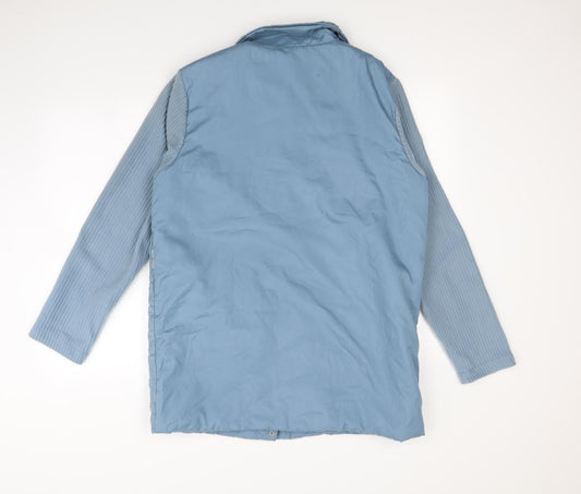 Womens UK Size 14 Gabriella Vicenza Blue Rain Coat
