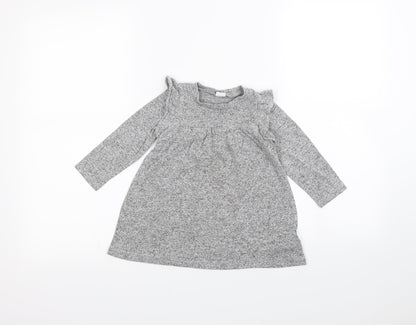 Gap Girls Grey   Jumper Dress  Size 2 Years