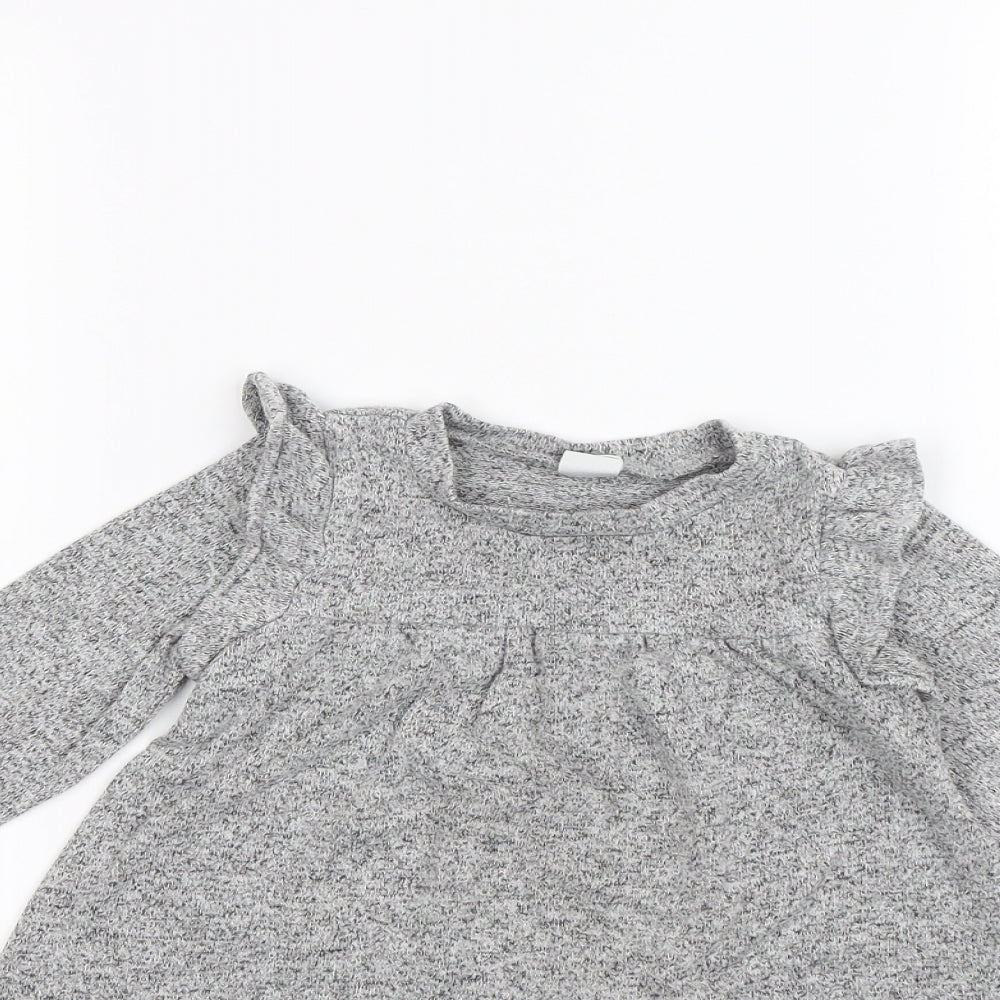 Gap Girls Grey   Jumper Dress  Size 2 Years