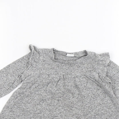 Gap Girls Grey   Jumper Dress  Size 2 Years