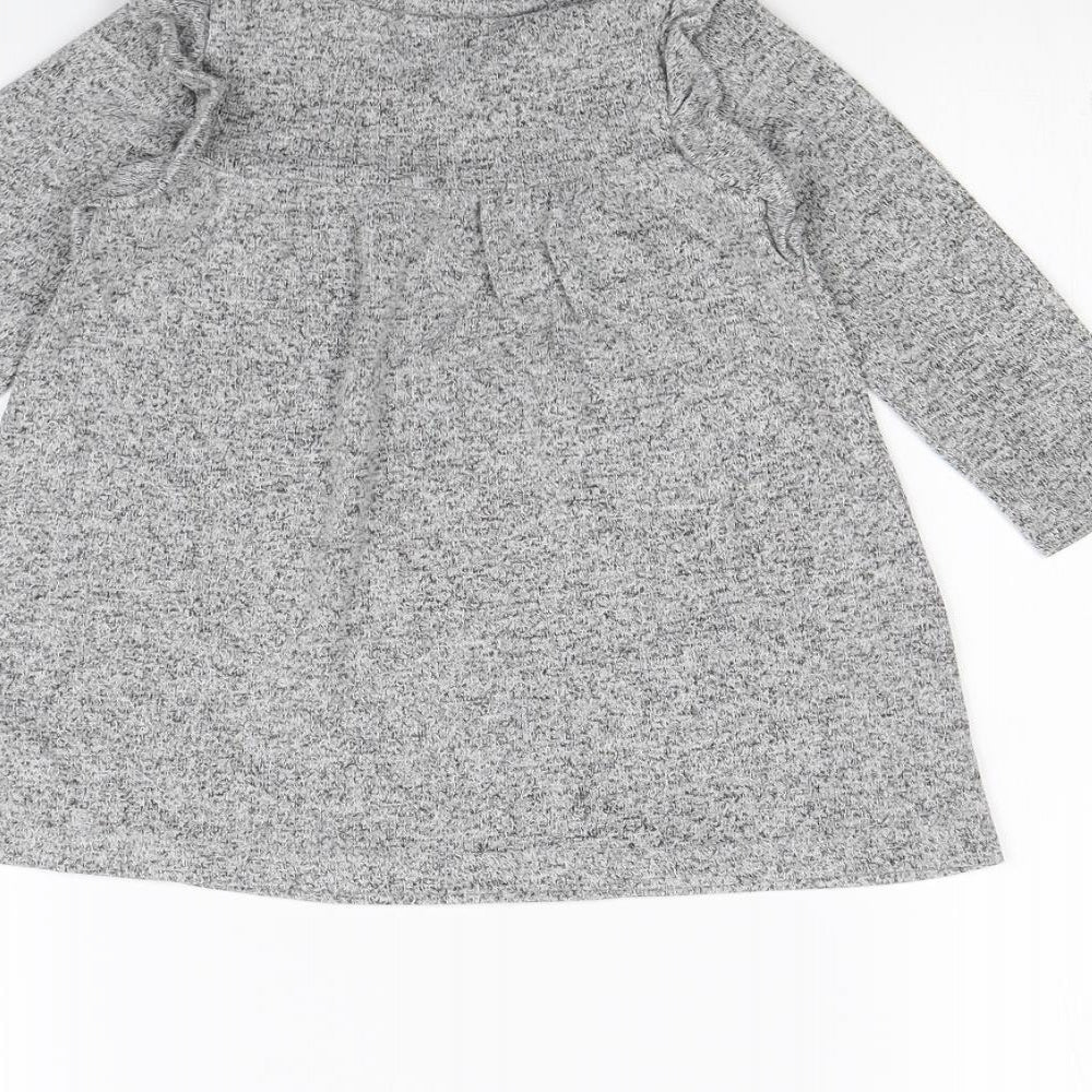 Gap Girls Grey   Jumper Dress  Size 2 Years