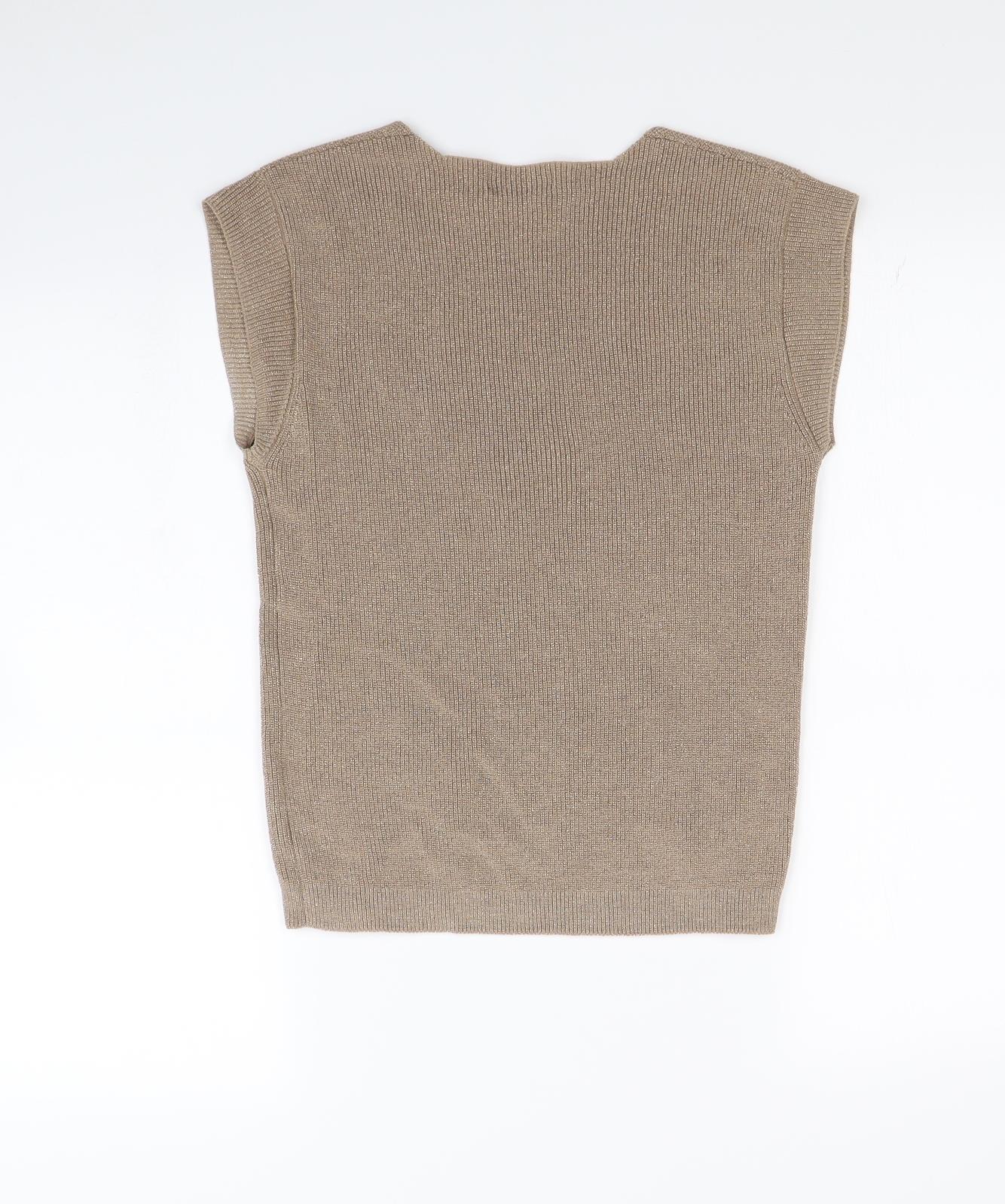 RR Womens Brown   Pullover Sweatshirt Size S