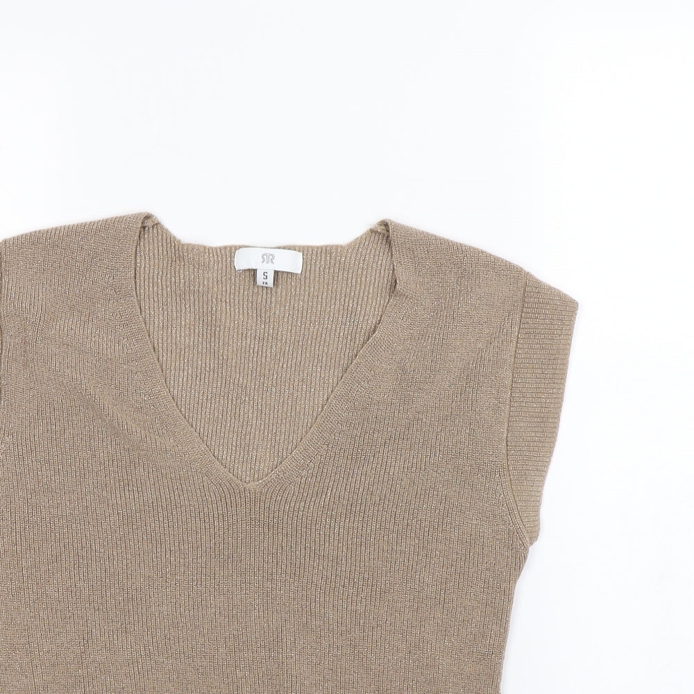 RR Womens Brown   Pullover Sweatshirt Size S