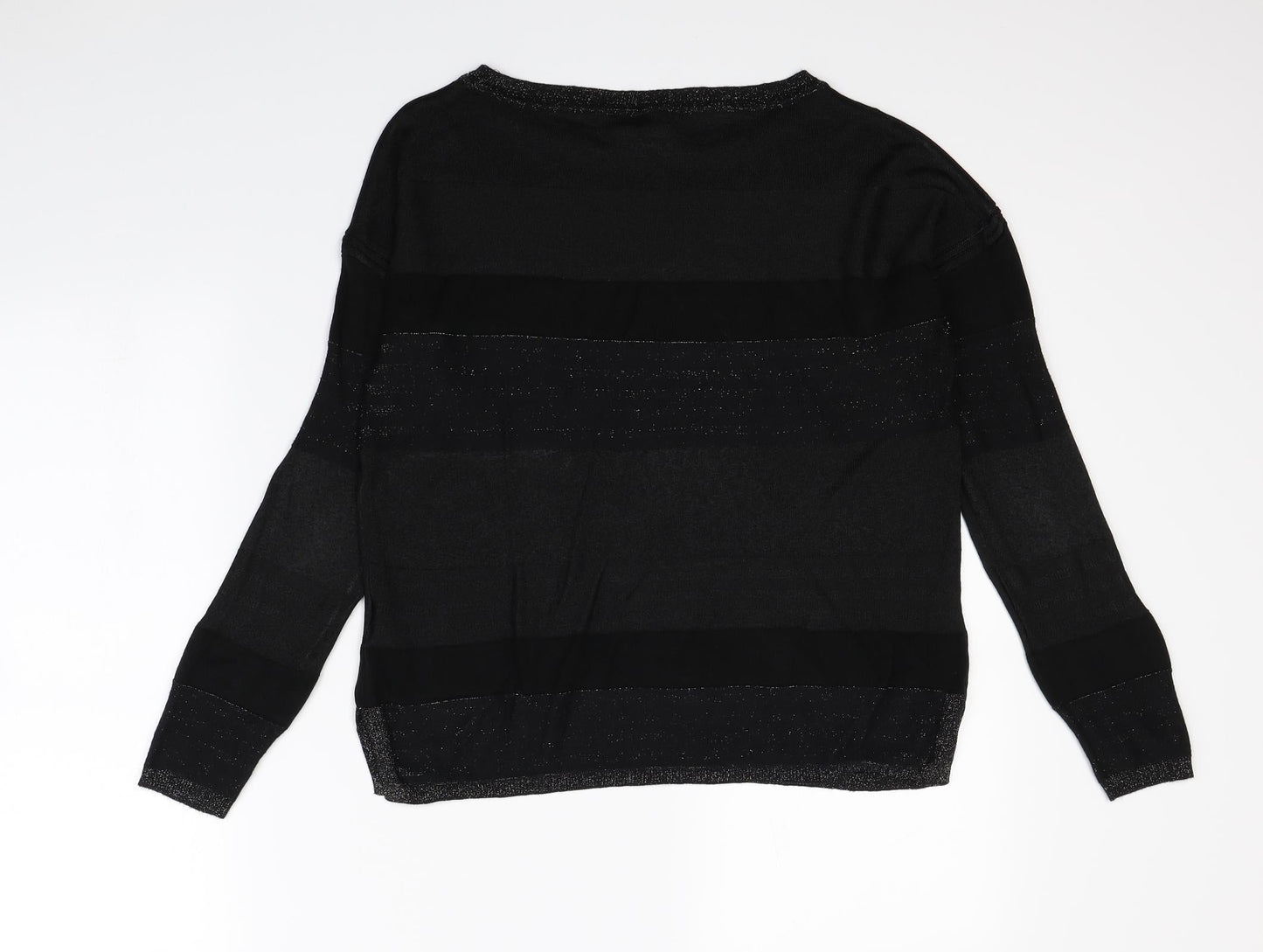 Womens UK Size 8 NEXT Black Pullover Sweatshirt