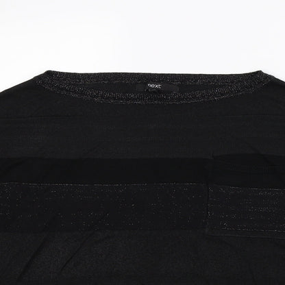 Womens UK Size 8 NEXT Black Pullover Sweatshirt