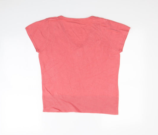 Womens UK Size 16 George Pink Basic Blouse