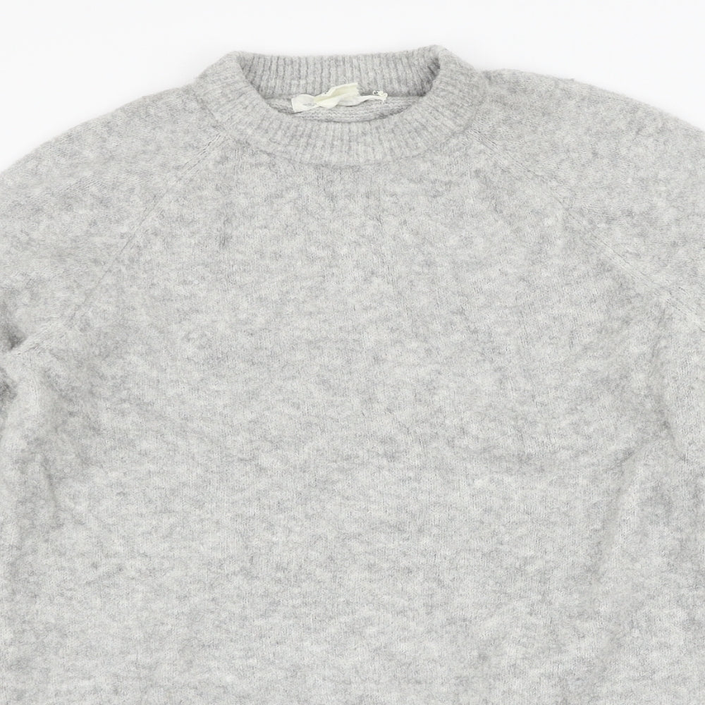 H&M Womens Grey   Pullover Jumper Size S