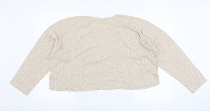 Topshop Womens Brown   Pullover Jumper Size 16