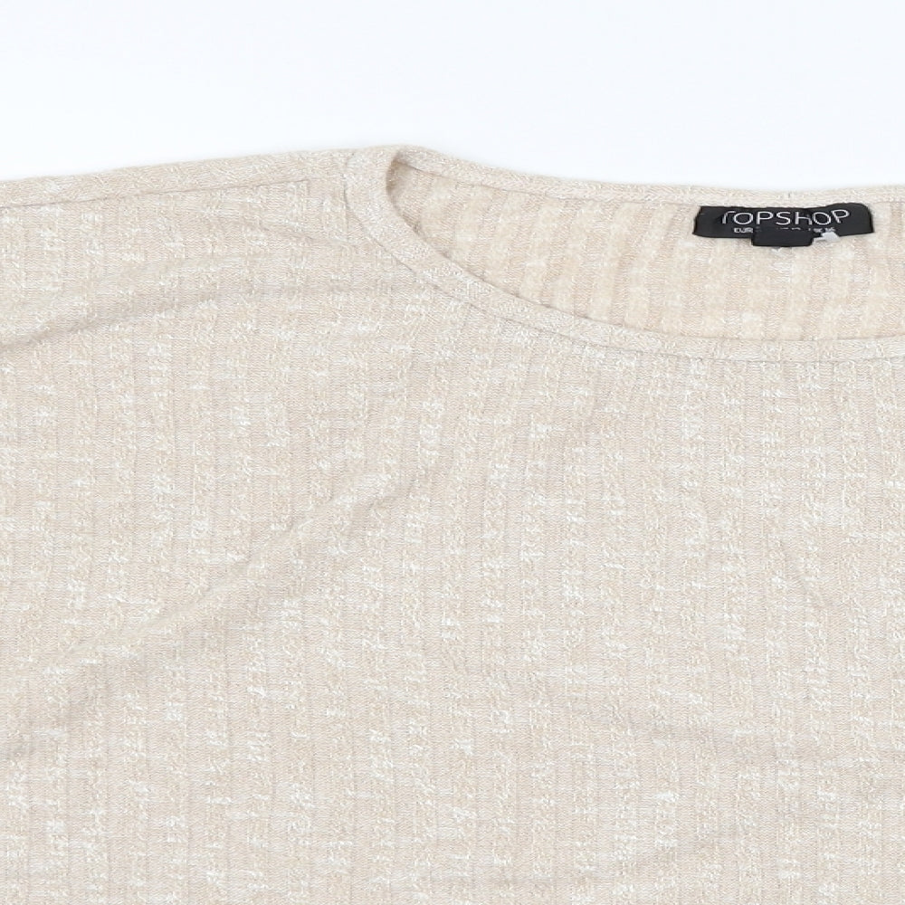 Topshop Womens Brown   Pullover Jumper Size 16