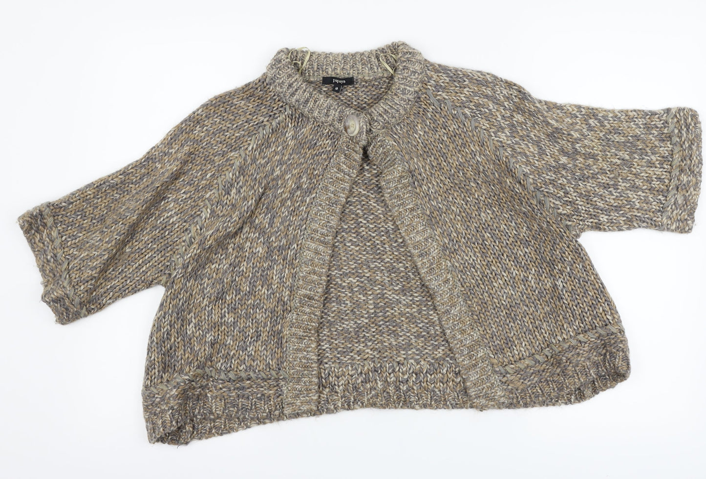 Papaya Womens Brown   Shrug Jumper Size 18