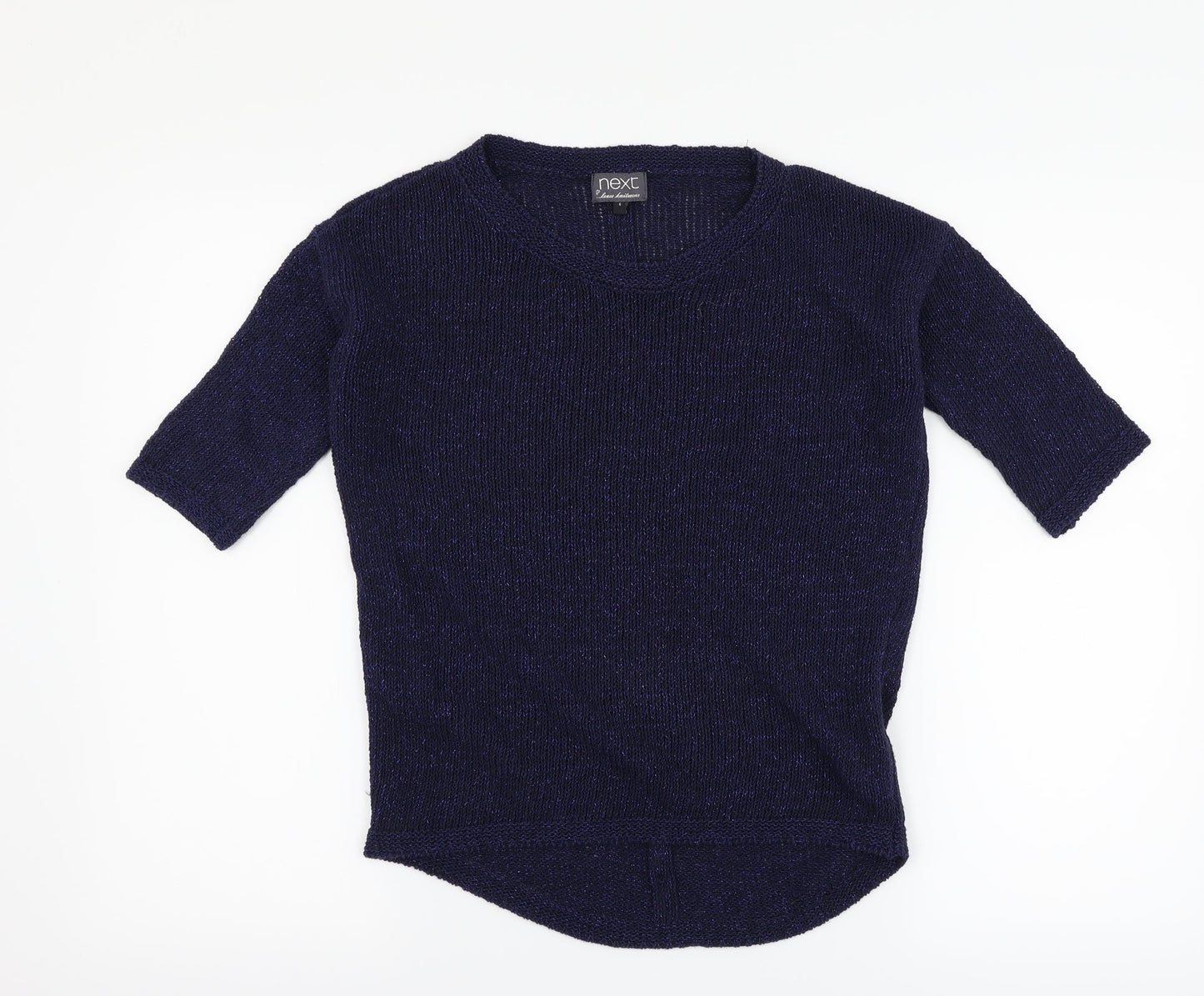 Womens UK Size 6 NEXT Blue Basic T-Shirt