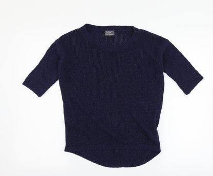 Womens UK Size 6 NEXT Blue Basic T-Shirt