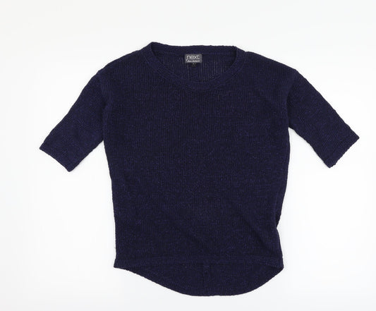 Womens UK Size 6 NEXT Blue Basic T-Shirt