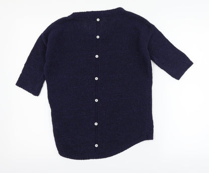 Womens UK Size 6 NEXT Blue Basic T-Shirt