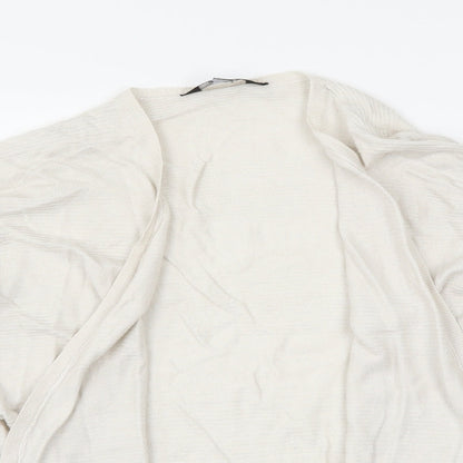 Dorothy Perkins Womens White   Cardigan Jumper Size S