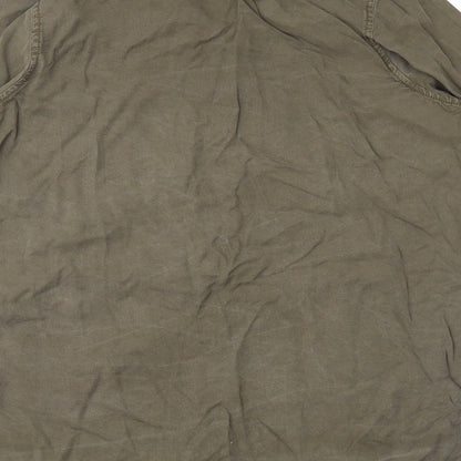 Papaya Womens Green   Basic Blouse Size 10