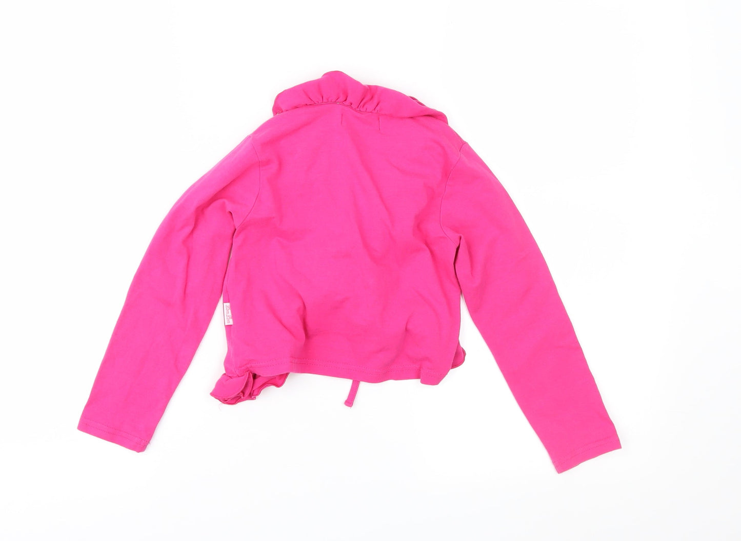 Pom Pom Girls Pink  Jersey Jacket  Size 6 Years