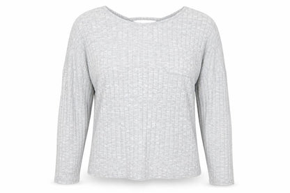 Papaya Womens Grey  Knit Pullover Jumper Size L