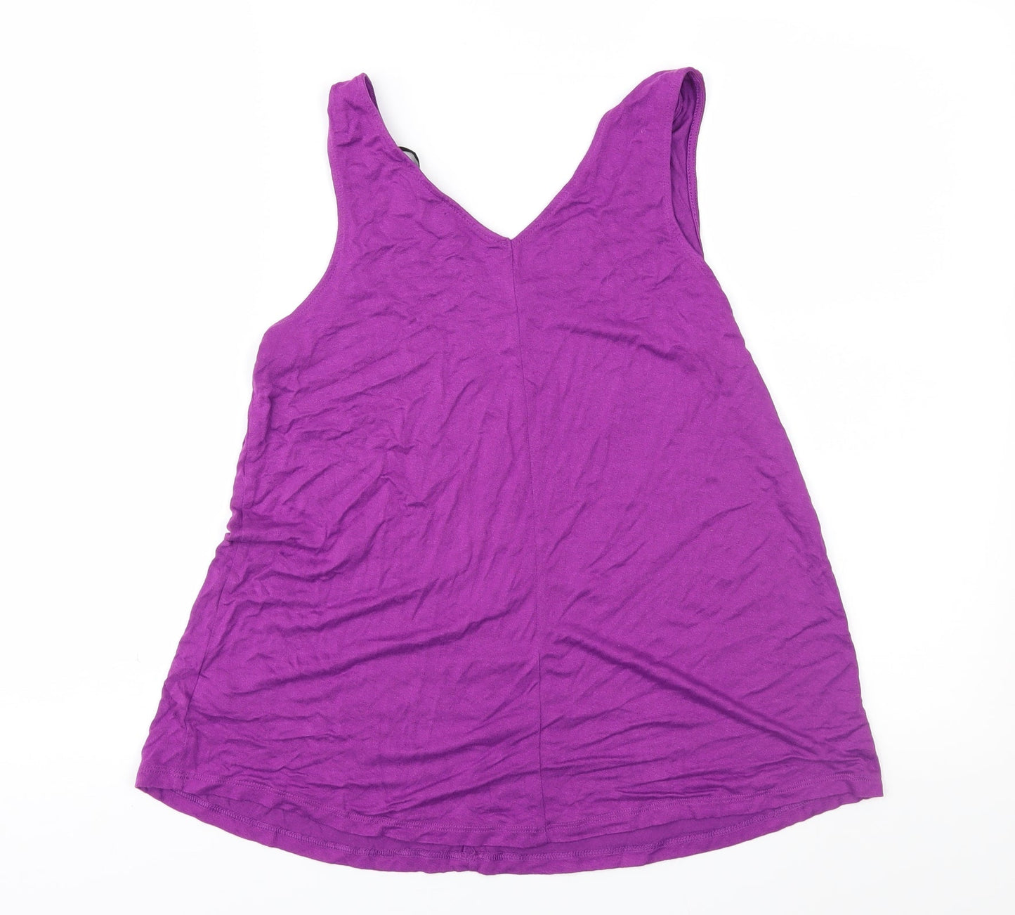 George Womens Purple  Jersey Basic Tank Size 8