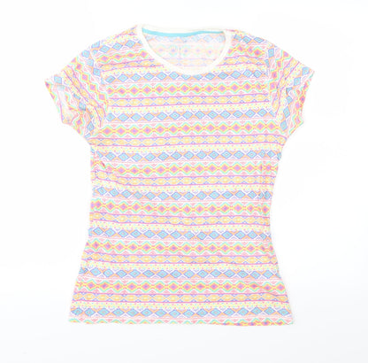 Womens UK Size 12 Atmosphere Multicoloured Basic T-Shirt