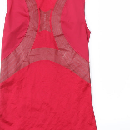 Womens UK Size M Reebok Pink Basic Tank