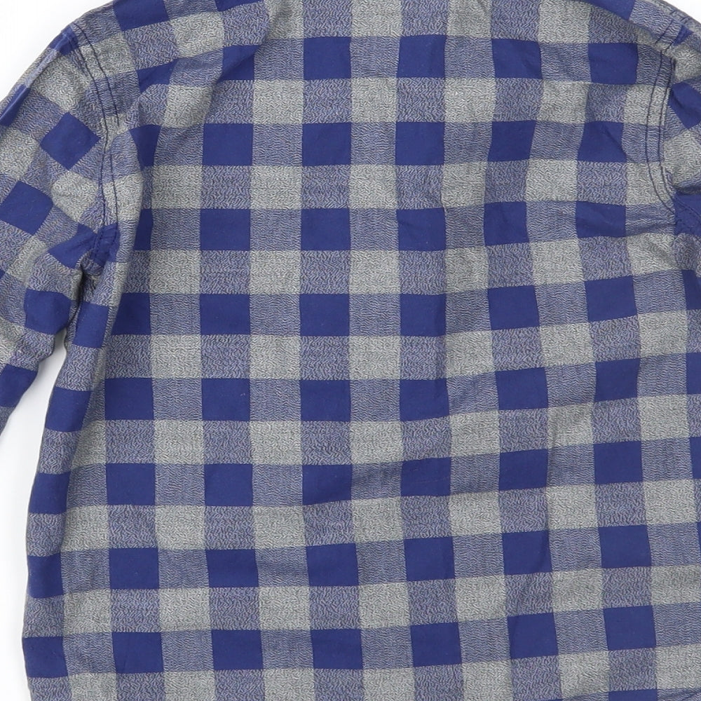 F&F Boys Black Check  Basic Button-Up Size 6-7 Years