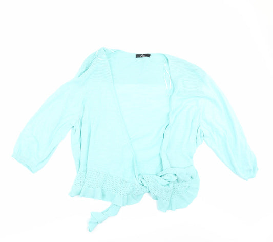 BM Womens Gold   Cardigan Jumper Size XL