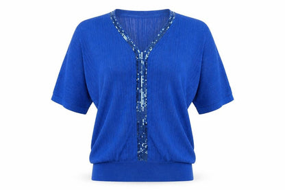 Planet Womens Blue   Pullover Jumper Size M