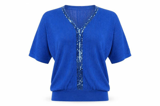 Planet Womens Blue   Pullover Jumper Size M