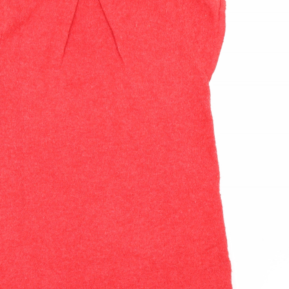 Topshop Womens Red   Pullover Jumper Size 8