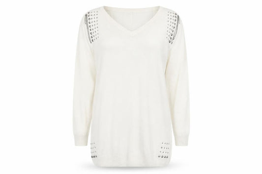 Wallis Womens Ivory   Pullover Jumper Size S