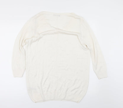 Wallis Womens Ivory   Pullover Jumper Size S
