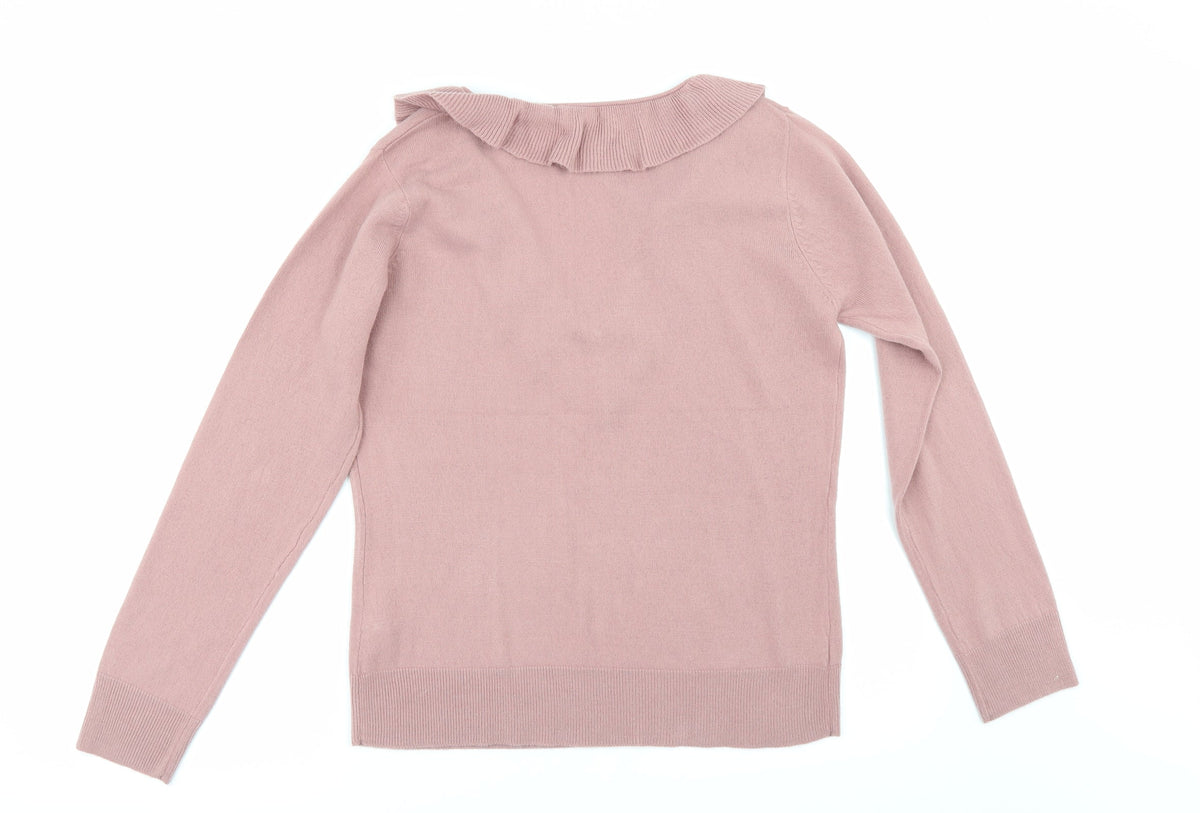 M&Co Womens Pink   Pullover Jumper Size M
