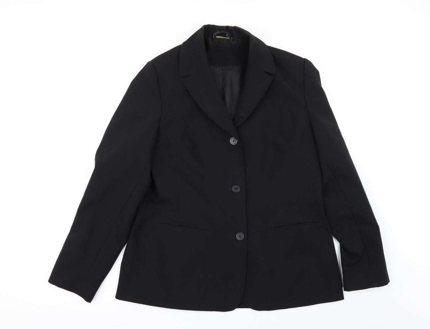 Womens UK Size 14 Preworn Black Jacket