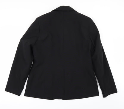 Womens UK Size 14 Preworn Black Jacket