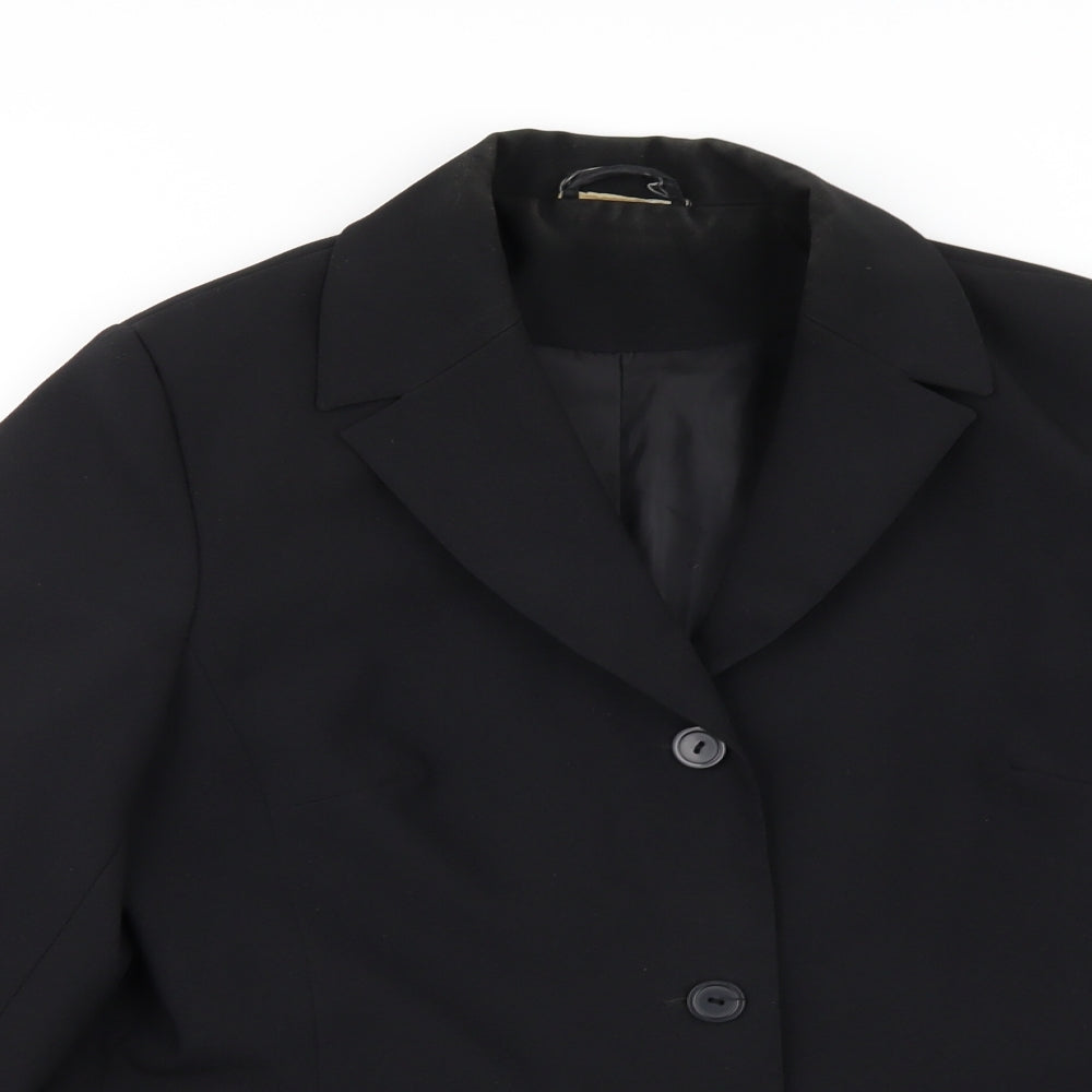 Womens UK Size 14 Preworn Black Jacket