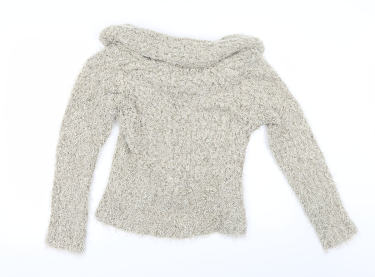 Offshoot Womens Beige   Pullover Jumper Size S