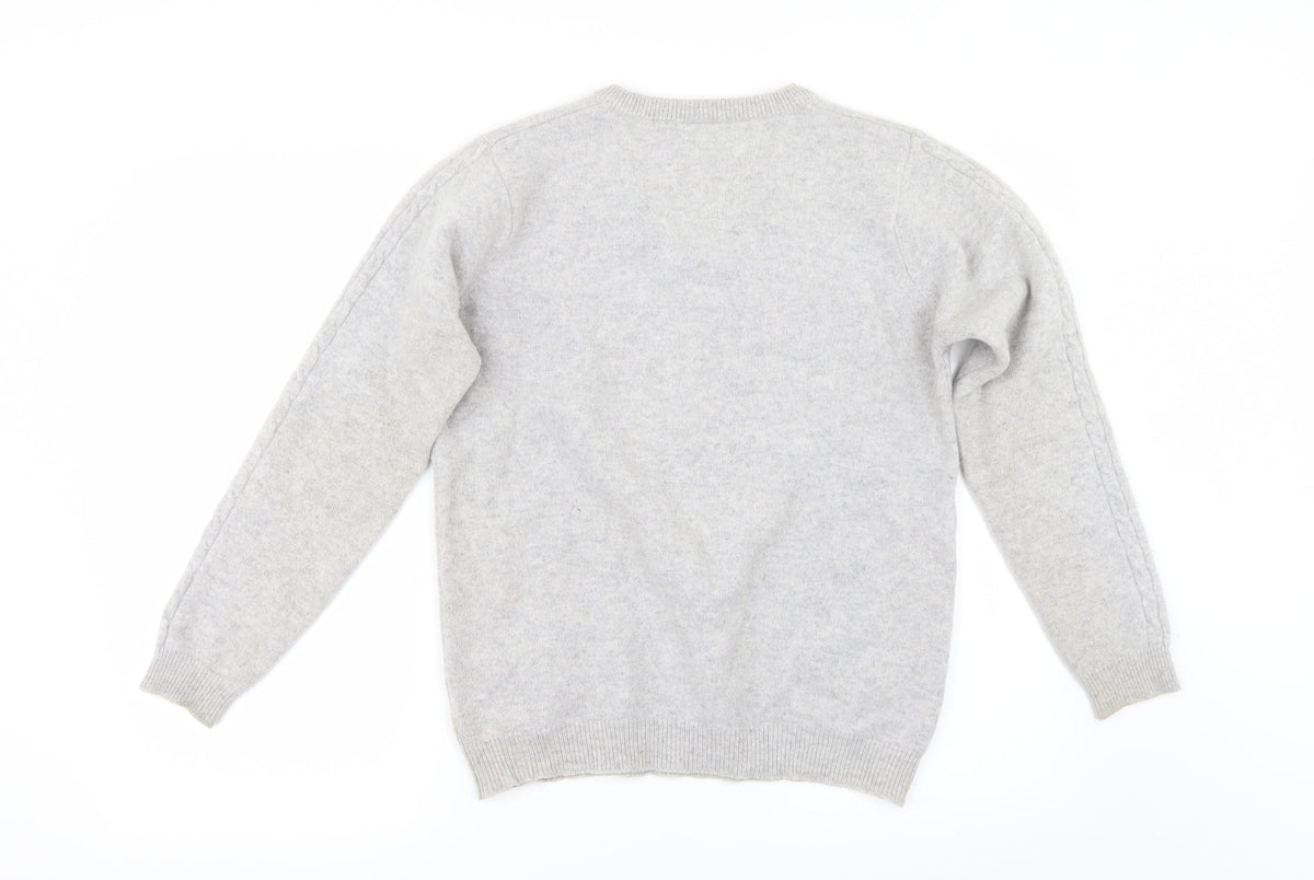 Lark Womens Silver   Pullover Jumper Size M