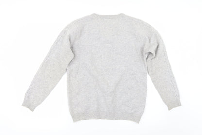 Lark Womens Silver   Pullover Jumper Size M