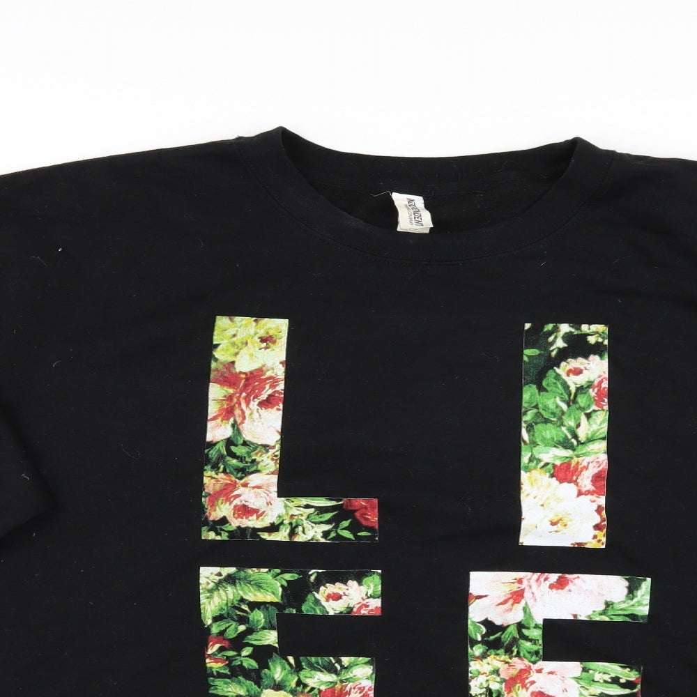 Independent Trading Company Womens Black    Sweatshirt Size XL