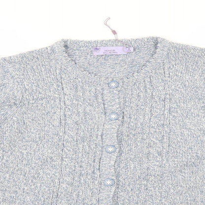 EWM Womens Blue   Cape Jumper Size M
