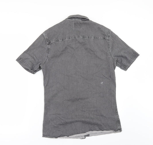 Topman Mens Gold    Button-Up Size S