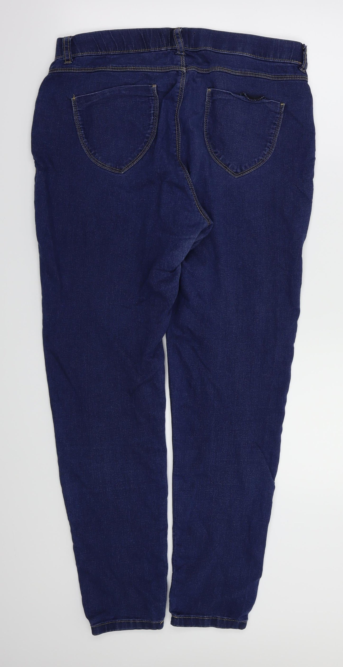 Dorothy Perkins Womens Blue   Skinny Jeans Size 10 L29 in - Stretch waistband