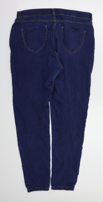 Dorothy Perkins Womens Blue   Skinny Jeans Size 10 L29 in - Stretch waistband