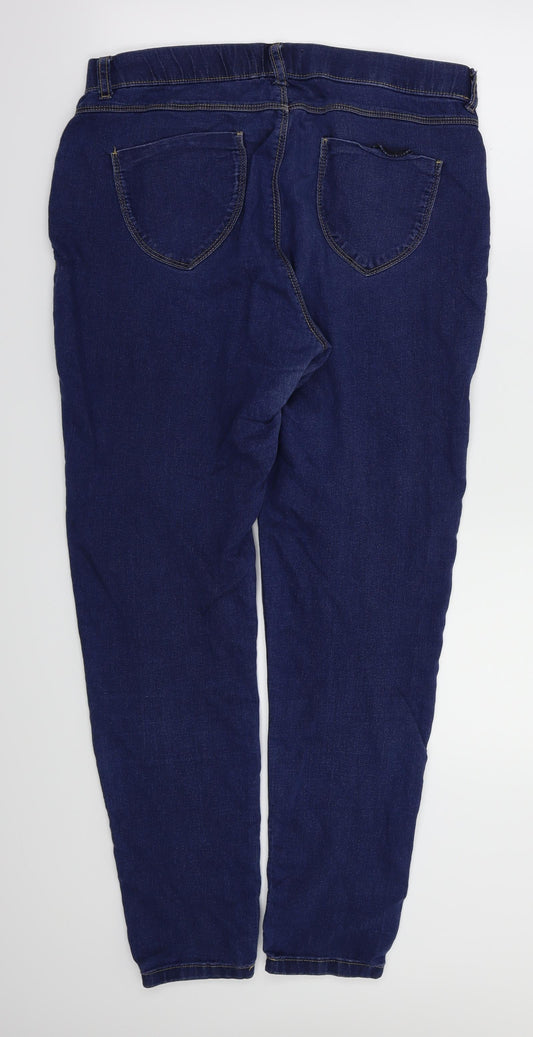 Dorothy Perkins Womens Blue   Skinny Jeans Size 10 L29 in - Stretch waistband