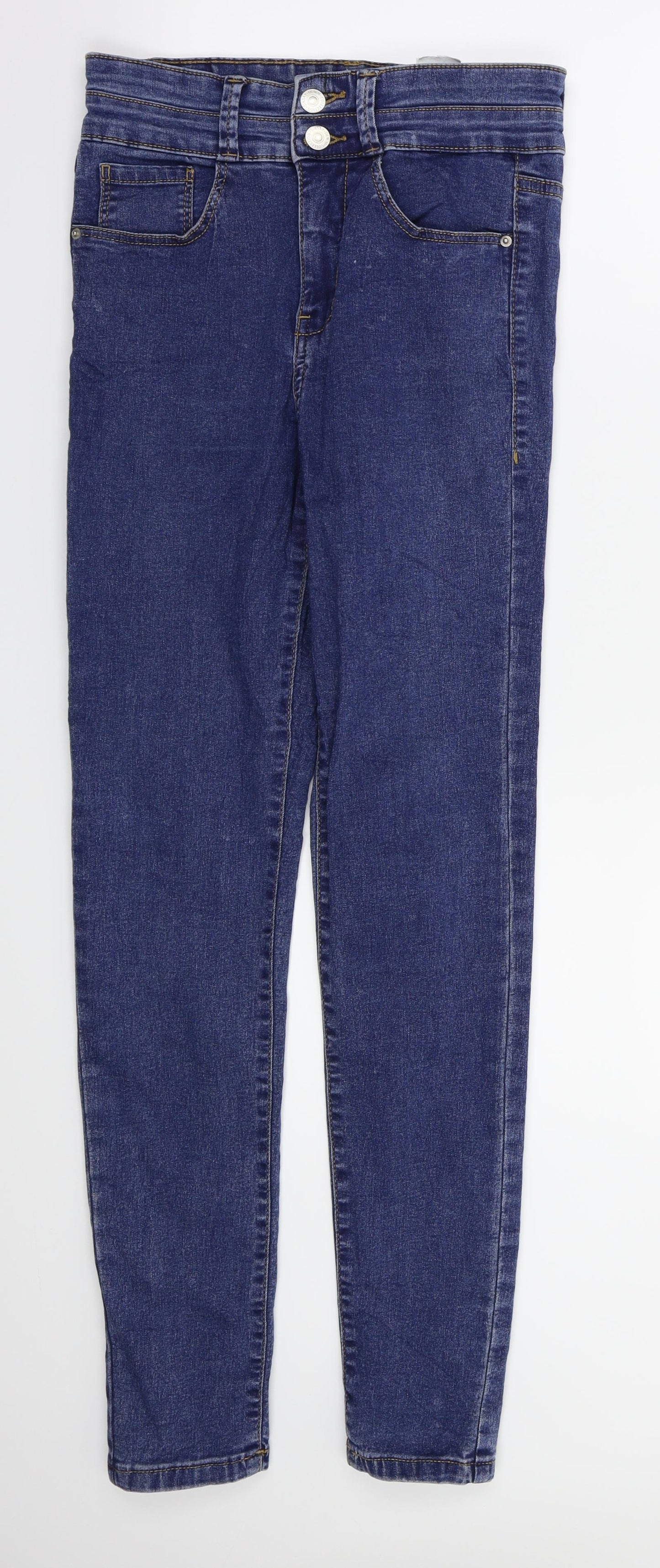 Womens UK Size 10 sinsay Regular Fit Skinny Blue Jeans
